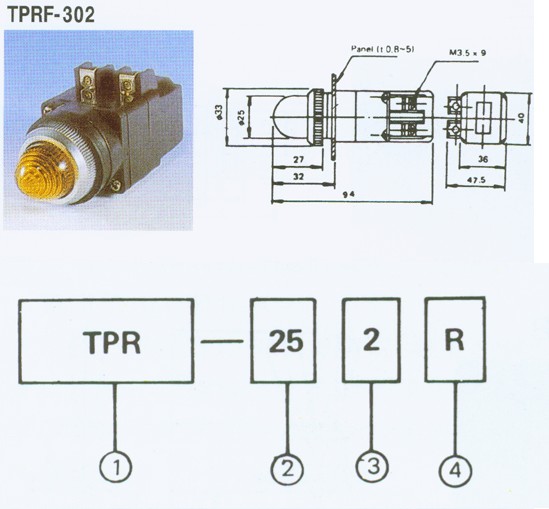 TPRF-302TPRF-302指示灯