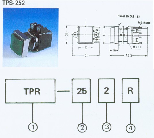 TPS-252指示灯